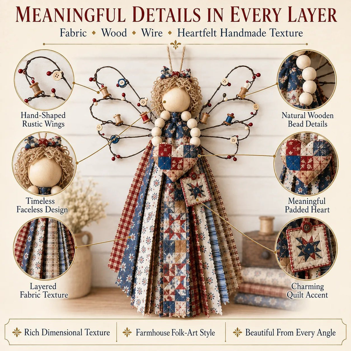 🪽 Angel Fabric Hanging DIY Kit