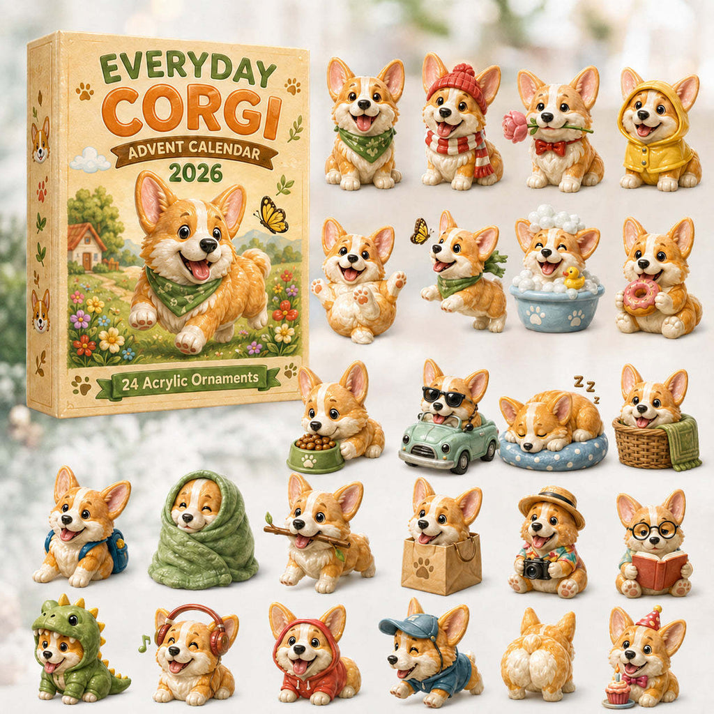 ✨Everyday Corgi Advent Calendar 2026 - 24-Day Festive Countdown