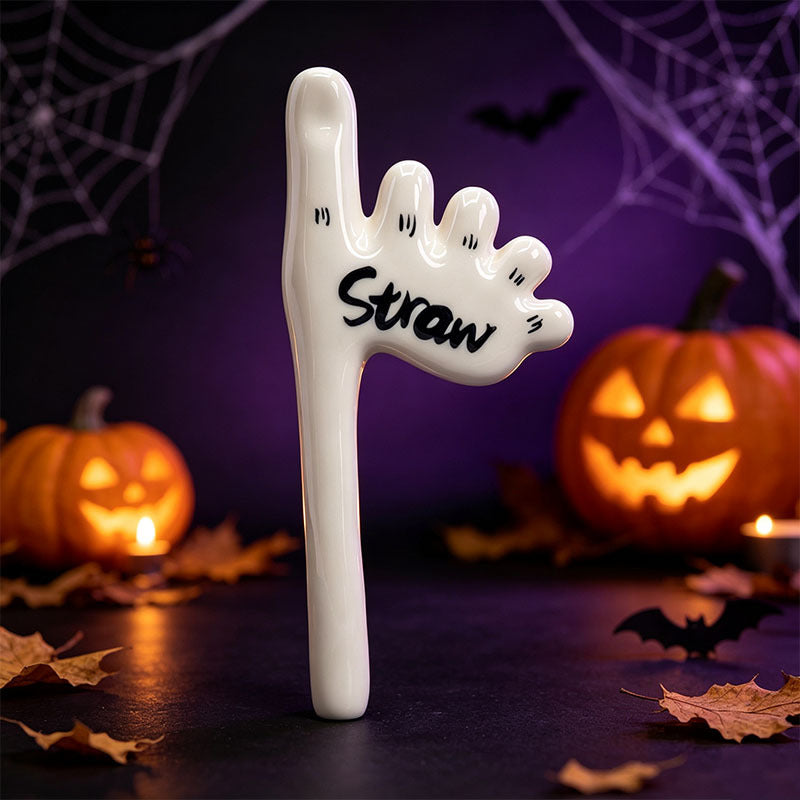 🔥Buy 1 Get 1 Free🌟Handmade Foot-Shaped Ceramic Straw