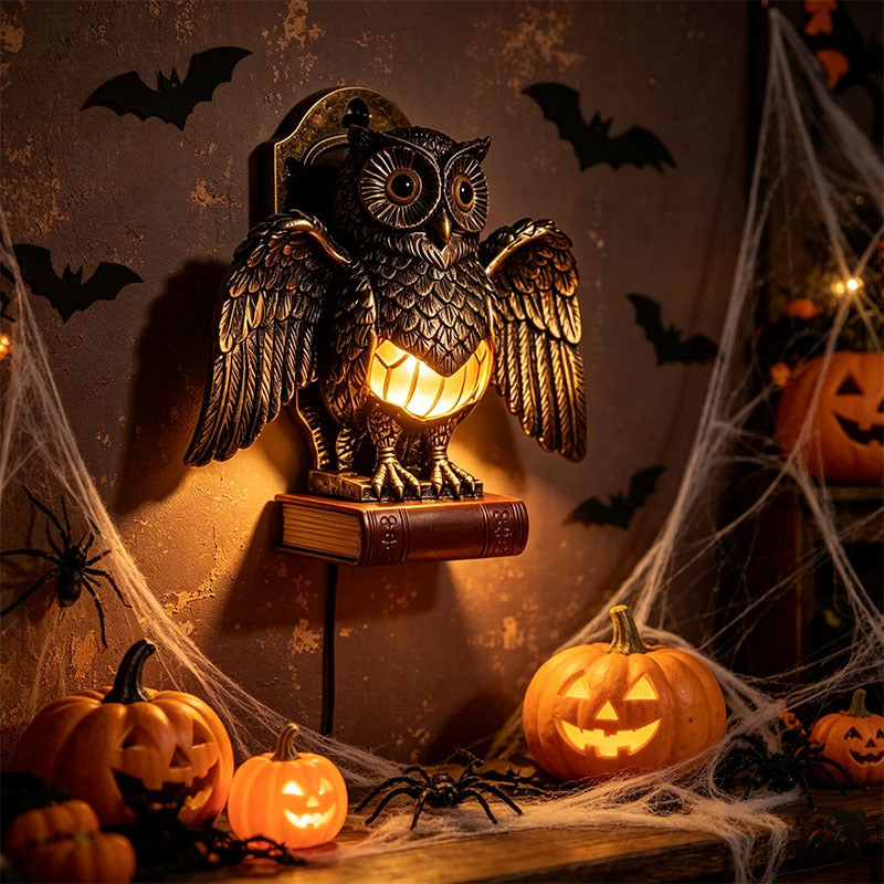 🎁Halloween Promotion 70% OFF - Vintage Owl Garden Wall Sconce