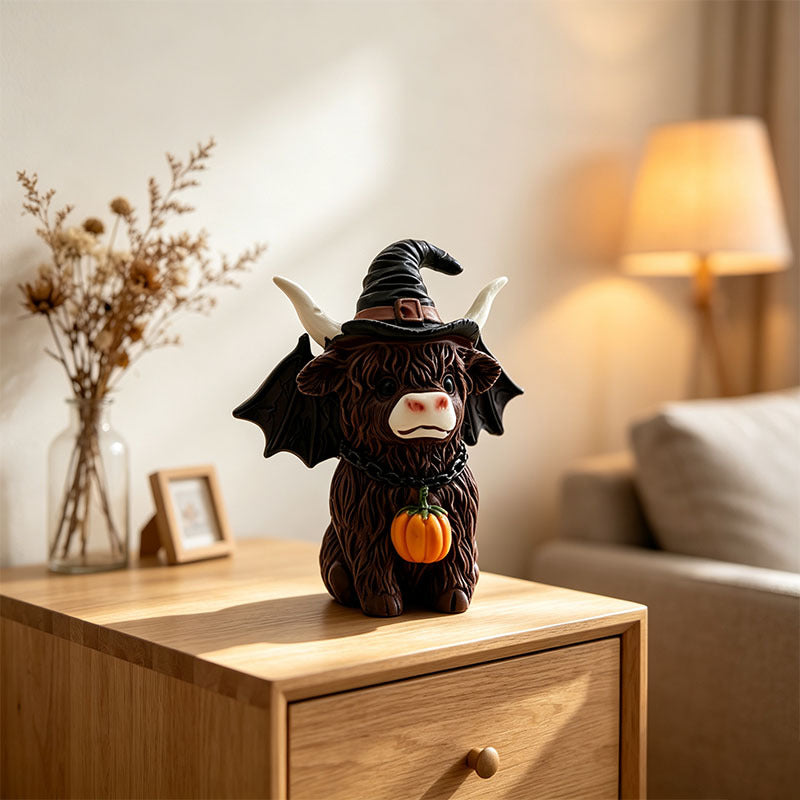 🎁Halloween Highland Cow Magic Ornament Decoration Gift