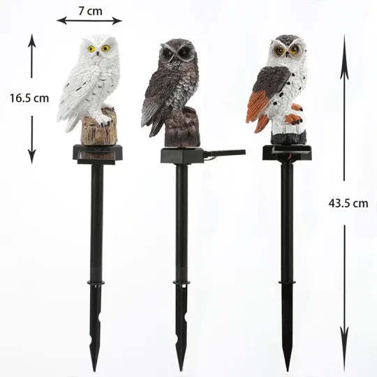 🔥Hot Sale🔥Waterproof Solar Owl Light – LED Pathway Light for Lawn, Garden & Outdoor Decor