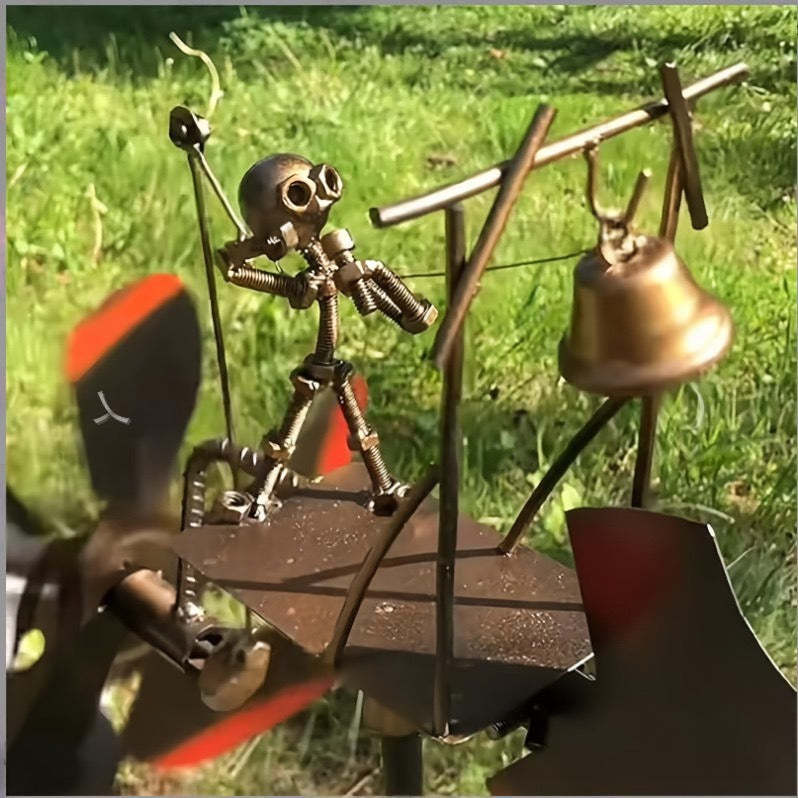 Handmade Metal Rock Band Windmill