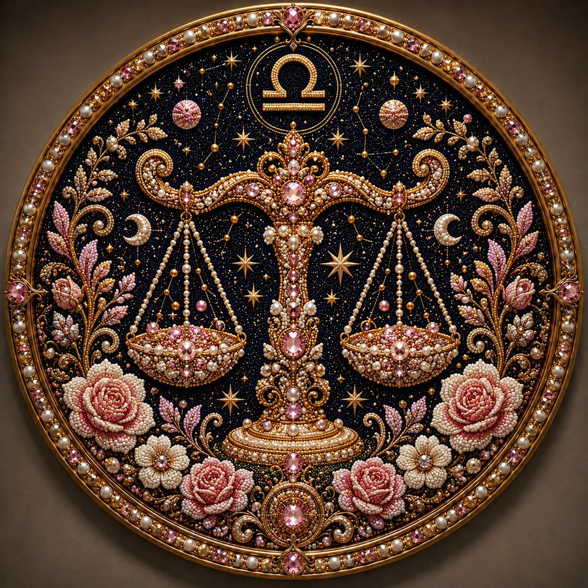 🔥 LAST DAY 49% OFF – ✨ Premium 3D Pearl 12 Zodiac Signs Art Kit ♈🌙💎