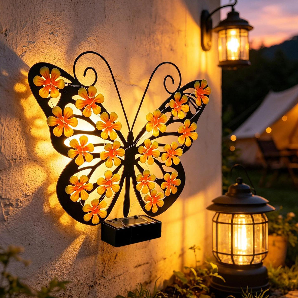 🎖️Solar Metal Art Wall Lights
