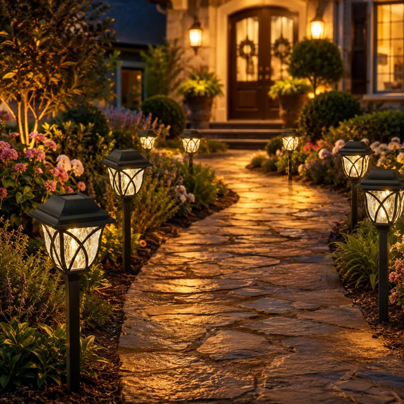 Outdoor Waterproof Solar Lights(4-Packs)