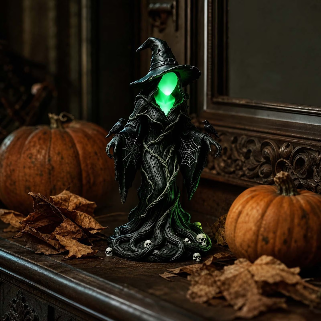 🎁Last Day 60% OFF - Spooky Glowing Witch Halloween Ornaments