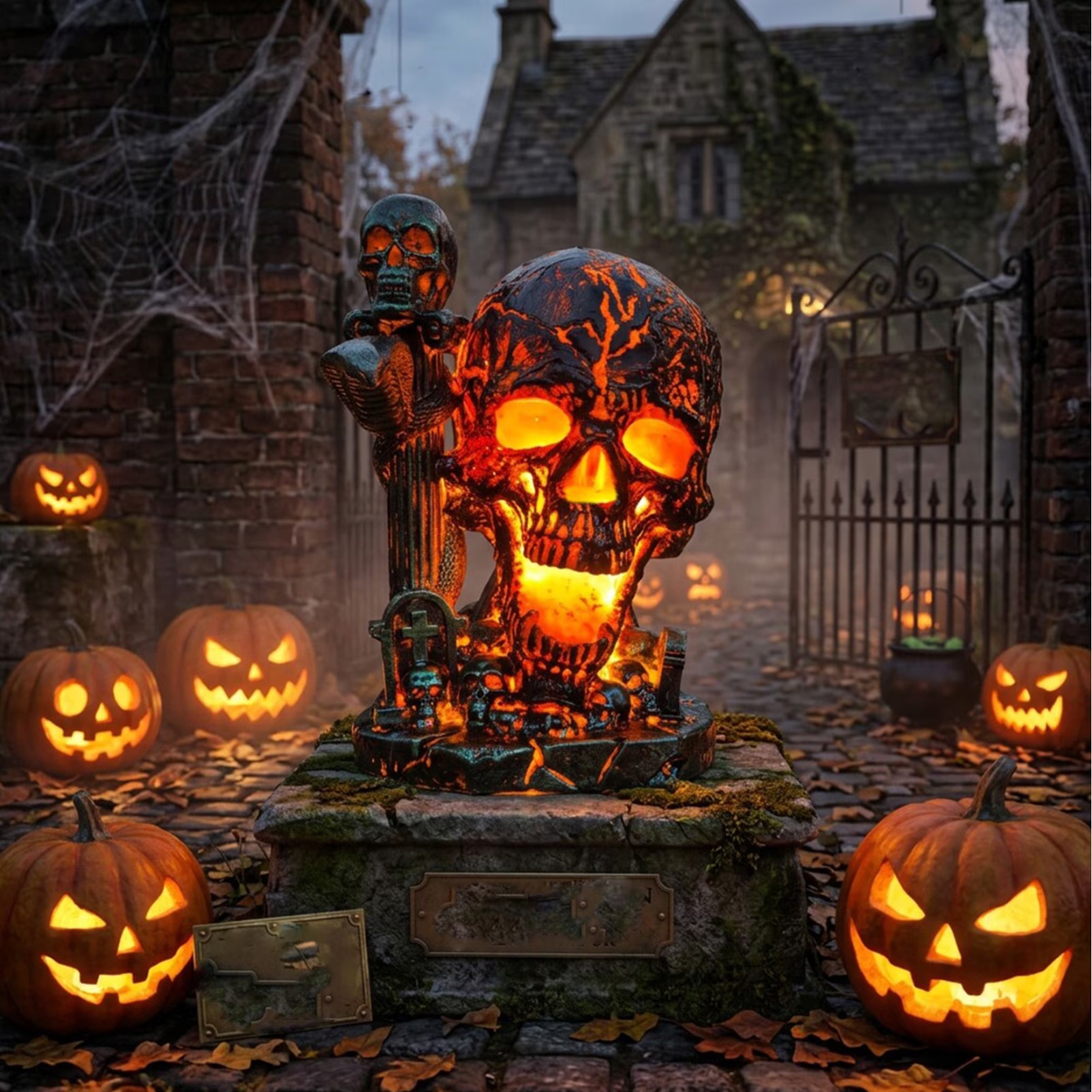🎁Last Day 50% OFF🔥Vintage Lava Skull Lamp