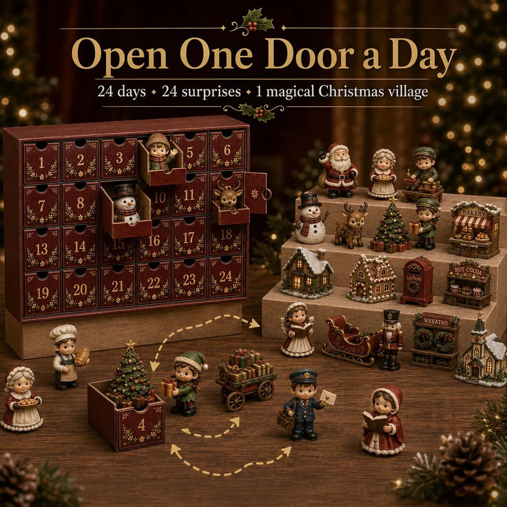 ✨🎄24 Days Of Christmas Village Friends Acrylic Ornament Advent Calendar