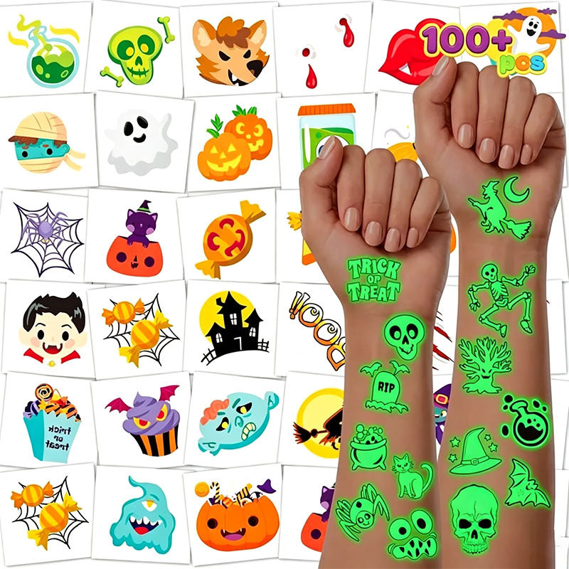 🎃Halloween Tattoo Mega Pack: Glowing Designs for Trick-or-Treat👻