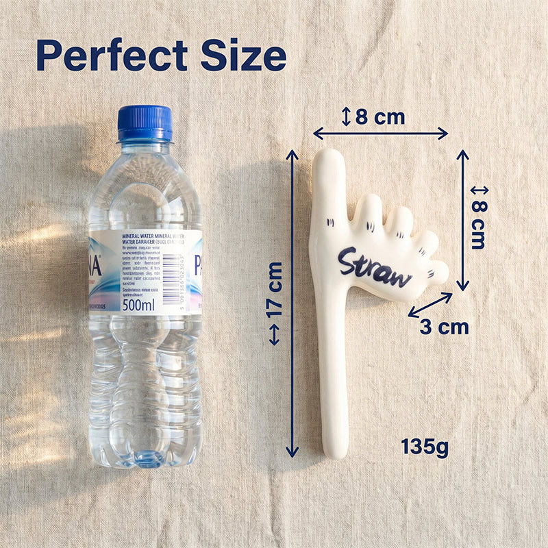 🔥Buy 1 Get 1 Free🌟Handmade Foot-Shaped Ceramic Straw