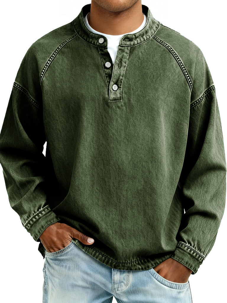 Men Can’t Get Enough of This Cozy Henley Shirt
