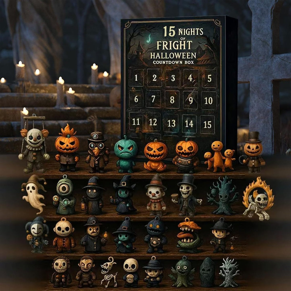 🔥Early Halloween Sale: 49% Off🔥 31 Nights of Fright Halloween Countdown Box