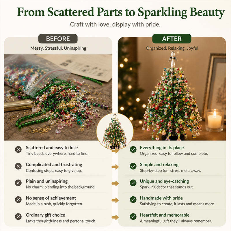 🔥Hot Sale Last Day 50% OFF - DIY Beaded Festival Tree Kit