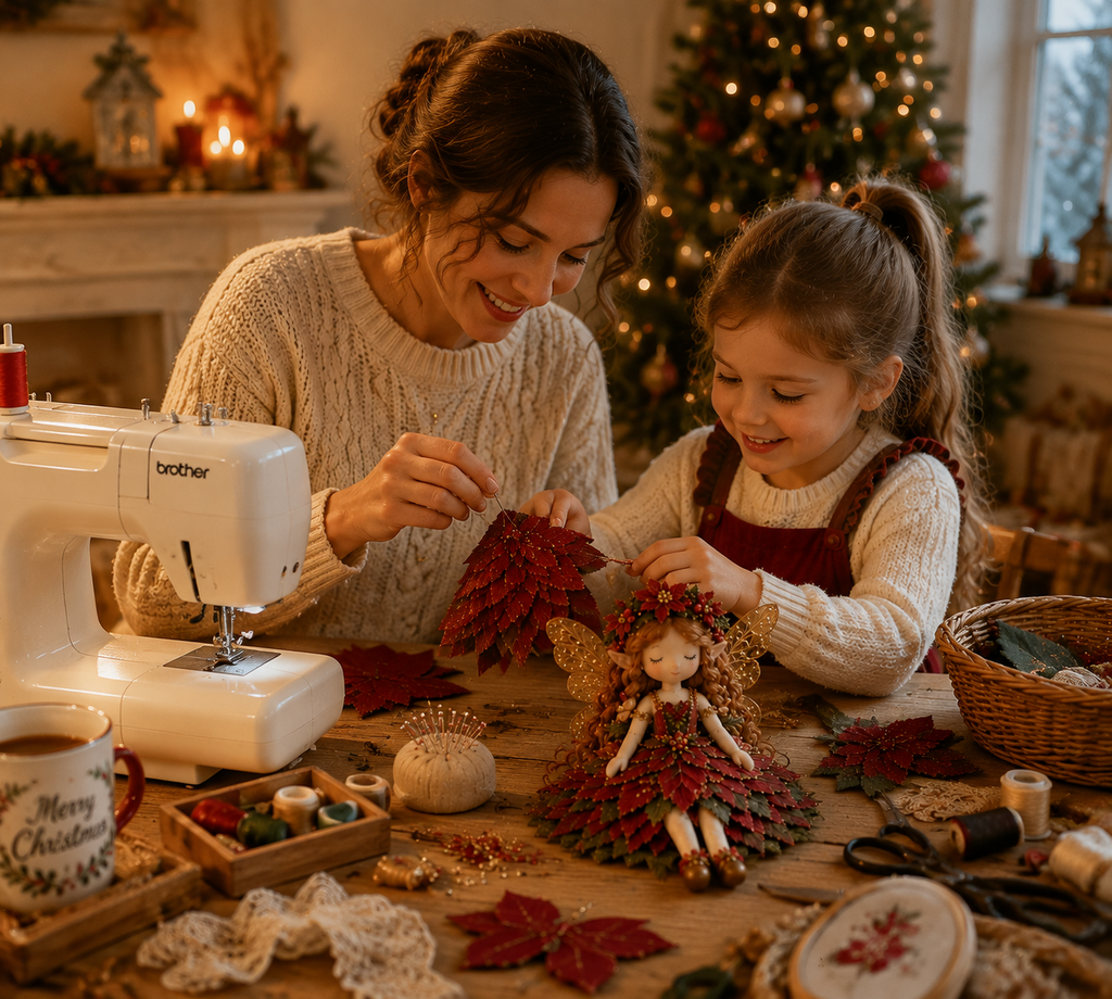 ✨ Christmas Magic Patchwork Fairy DIY Kit