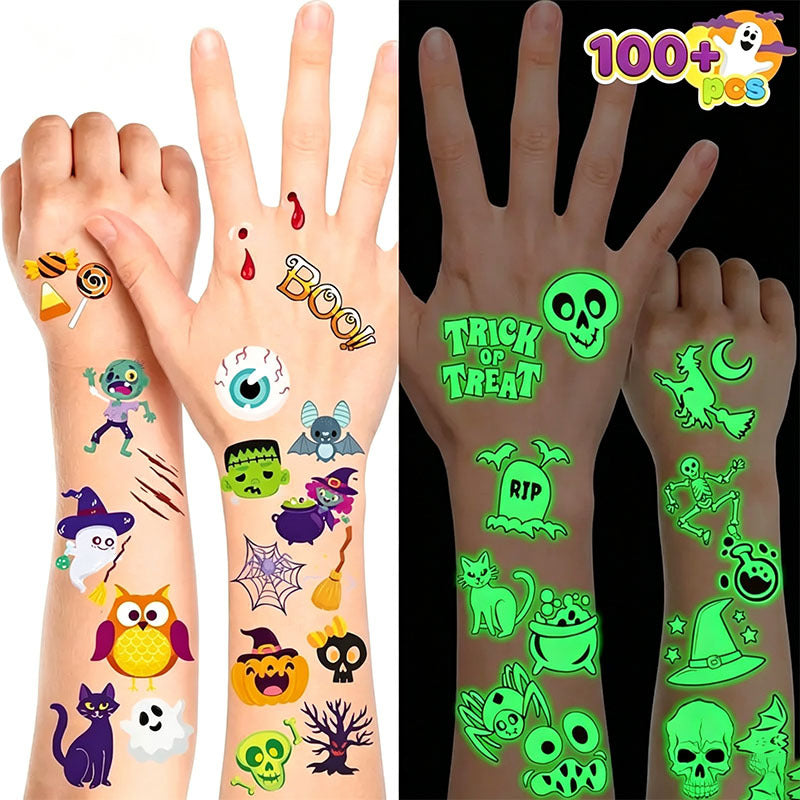 🎃Halloween Tattoo Mega Pack: Glowing Designs for Trick-or-Treat👻