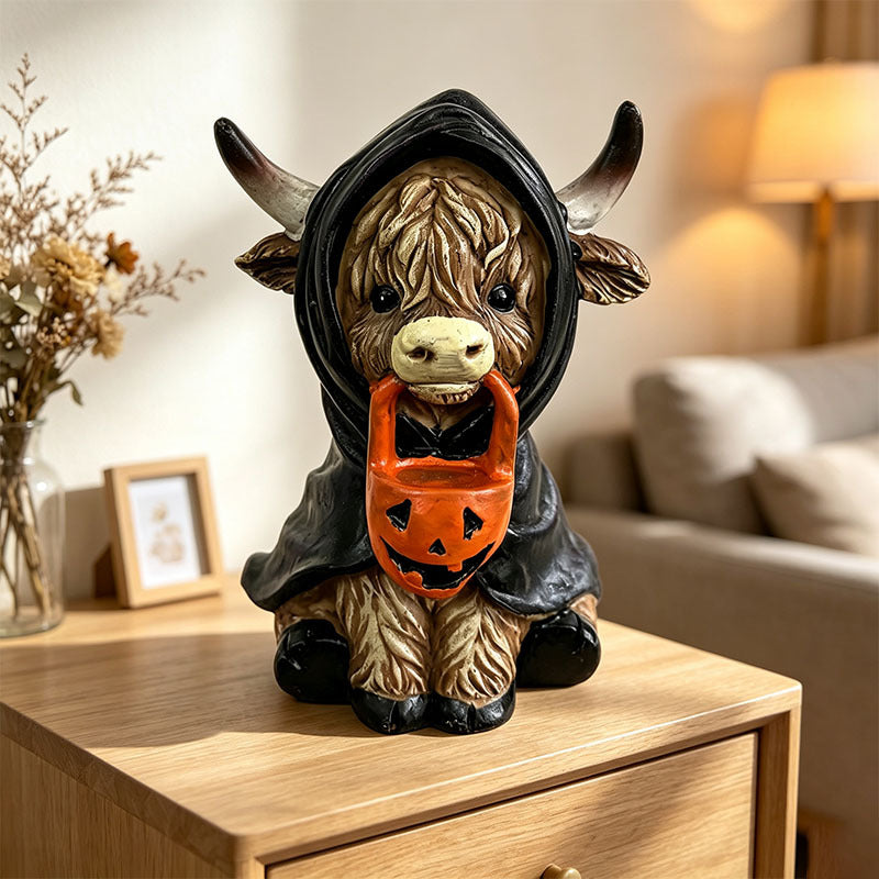 🎁Halloween Highland Cow Magic Ornament Decoration Gift