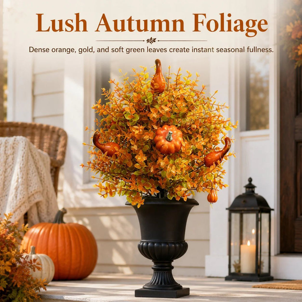 🔥Artificial Fall Pumpkin Tree Stakes