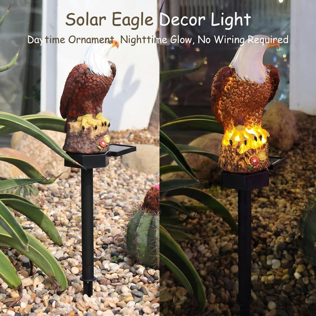 Solar Eagle Garden Light – Glowing Outdoor Yard Decor