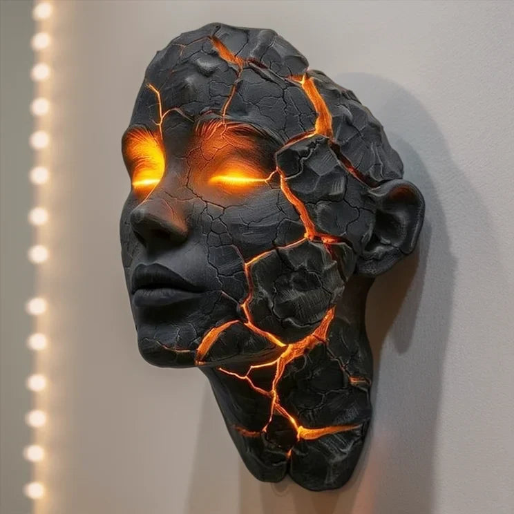 💥🏆Halloween Promotion Mystical Cracked Soul Wall Light