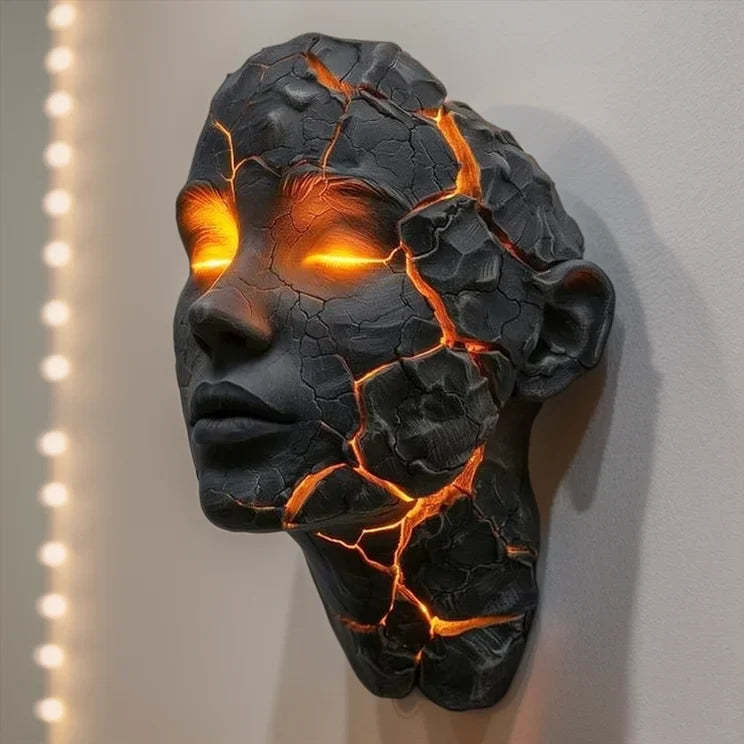 💥🏆Halloween Promotion Mystical Cracked Soul Wall Light