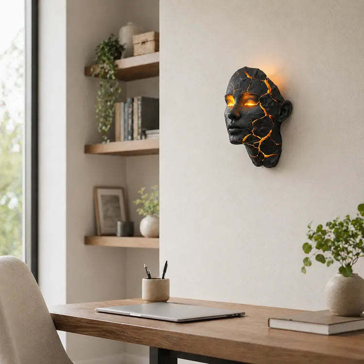 💥🏆Halloween Promotion Mystical Cracked Soul Wall Light