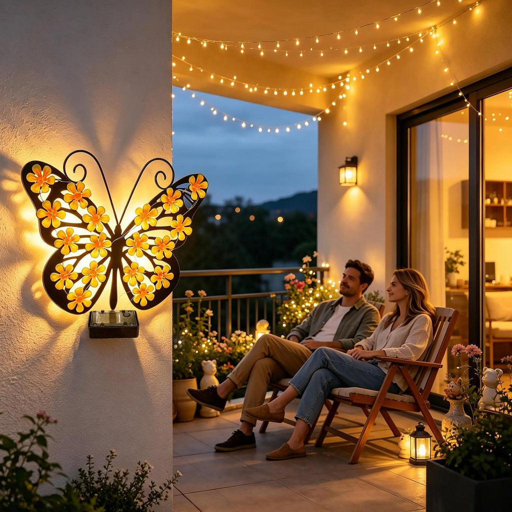 🎖️Solar Metal Art Wall Lights