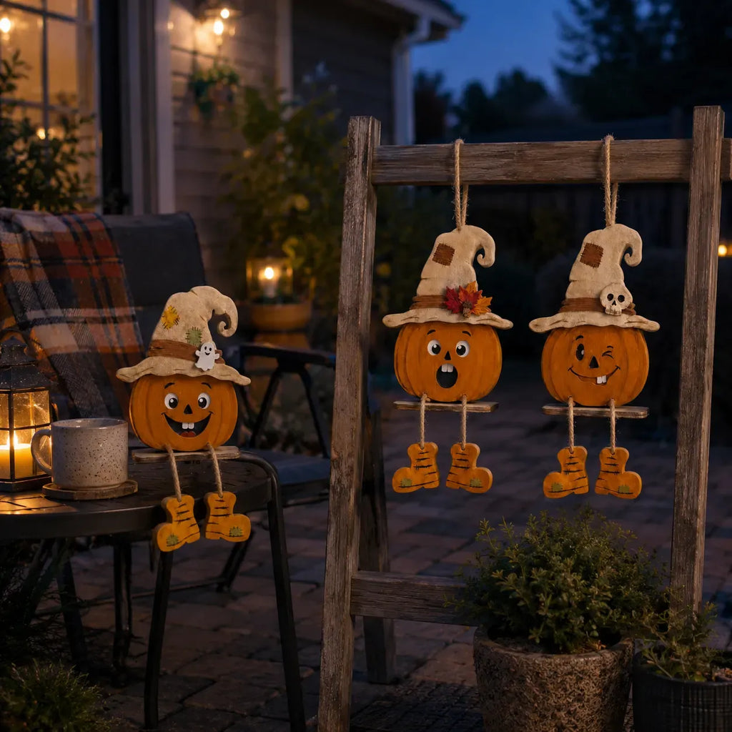 🎁Halloween Pumpkin Shelf Sitters(3Pcs)
