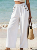 New Arrivals🔥Women's Solid-color Loose-fit Casual Wide-leg Pants