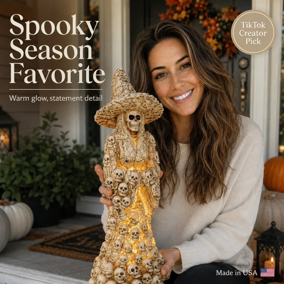 🔥HOT SALE 49% OFF✨Skeleton Witch Ornament
