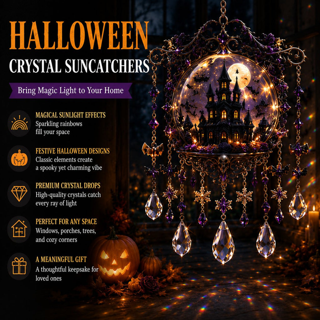 🎁Halloween Special Offer 50% OFF –🏰🎃Halloween Crystal Light Catcher