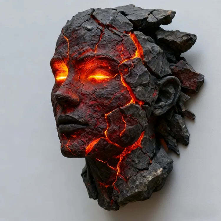 💥🏆Halloween Promotion Mystical Cracked Soul Wall Light