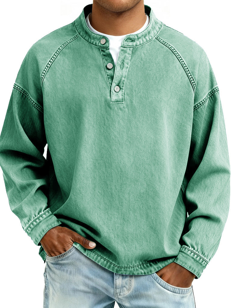 Men Can’t Get Enough of This Cozy Henley Shirt