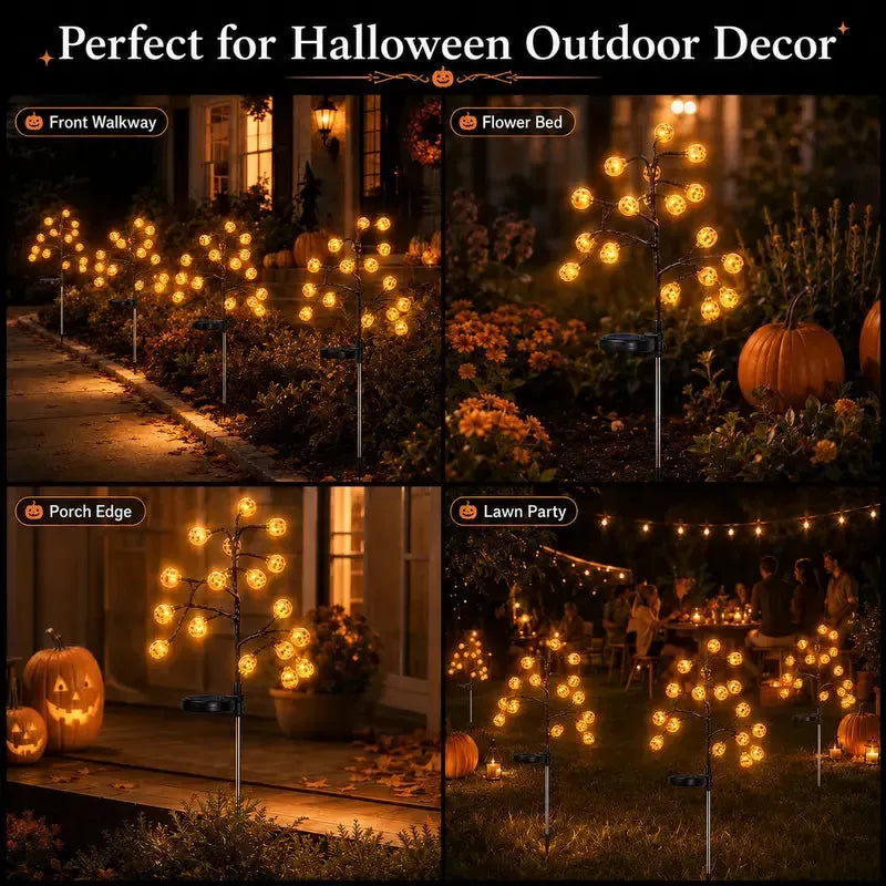 🎃 Last Day 50% OFF – Solar Pumpkin Stake Lights for a Spooky Halloween Yard 👻