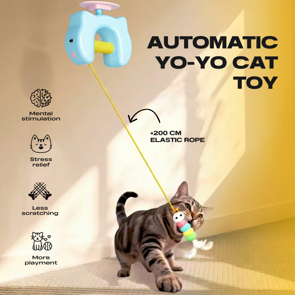 😻THE AUTOMATIC YO-YO TOY THAT DRIVES CATS WILD