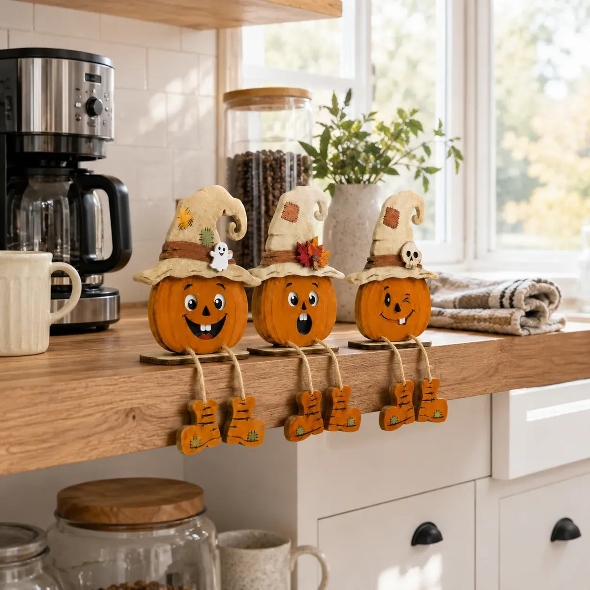 🎁Halloween Pumpkin Shelf Sitters(3Pcs)