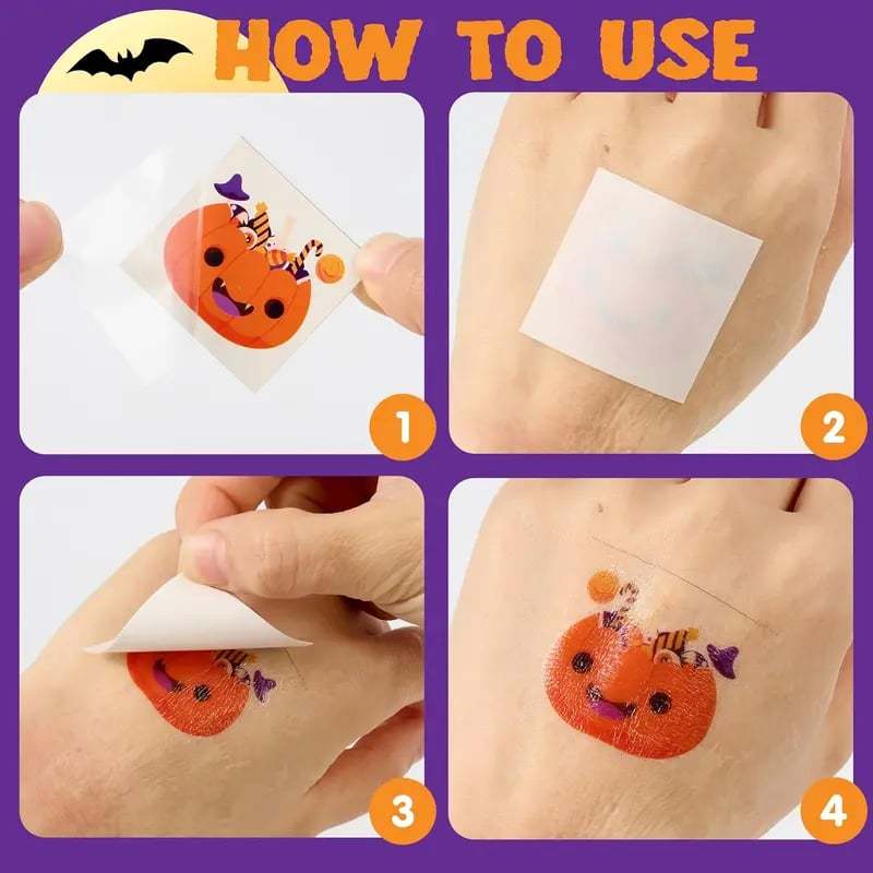 🎃Halloween Tattoo Mega Pack: Glowing Designs for Trick-or-Treat👻