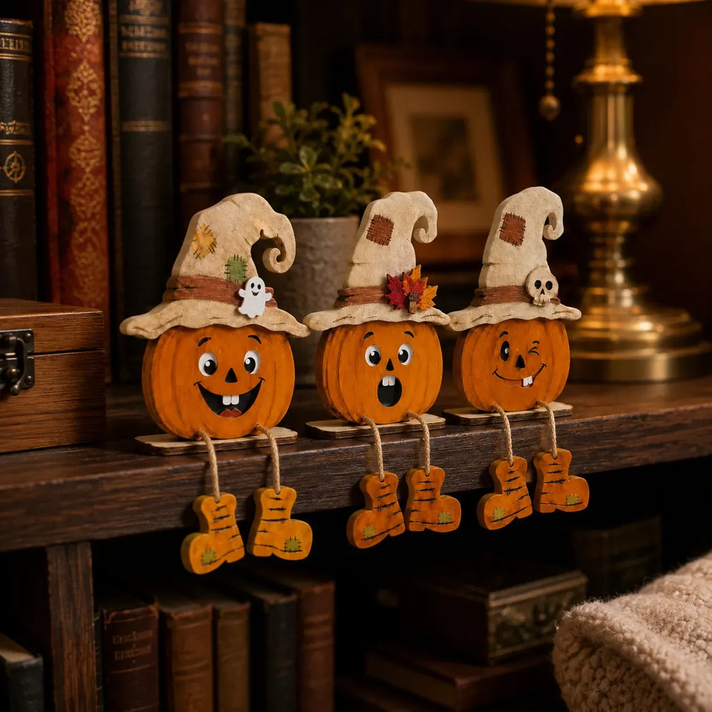 🎁Halloween Pumpkin Shelf Sitters(3Pcs)