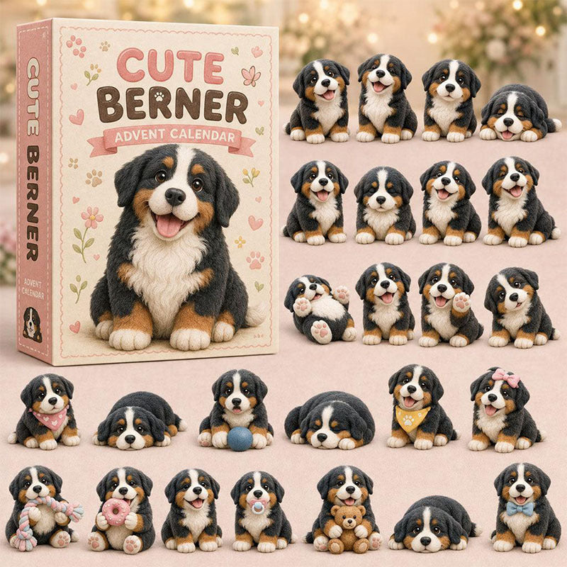 🎁24 Days Bernese Acrylic Ornament Advent Calendar