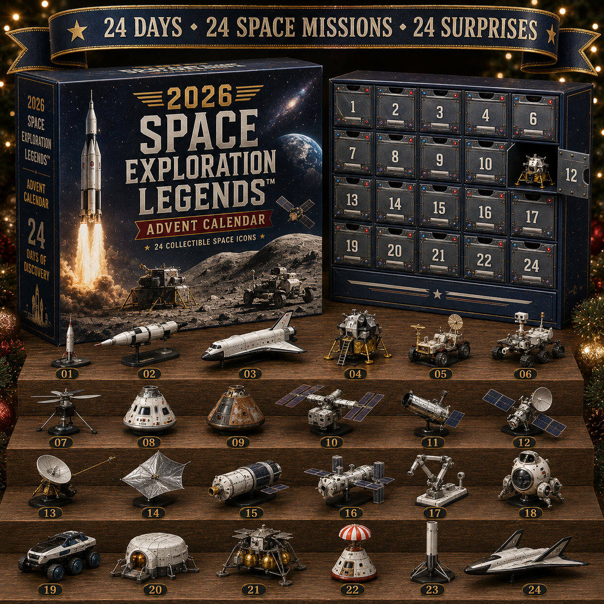 🚀2026 Space Exploration Legends Advent Calendar