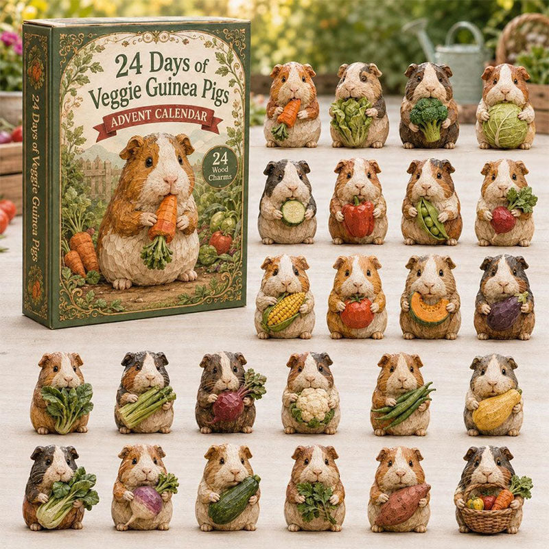 🎁🐹24 Days Guinea Pig Acrylic Ornament Advent Calendar