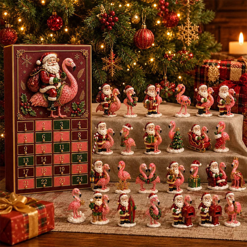 😍🎅24 Days Christmas Santa Acrylic Ornament Advent Calendar