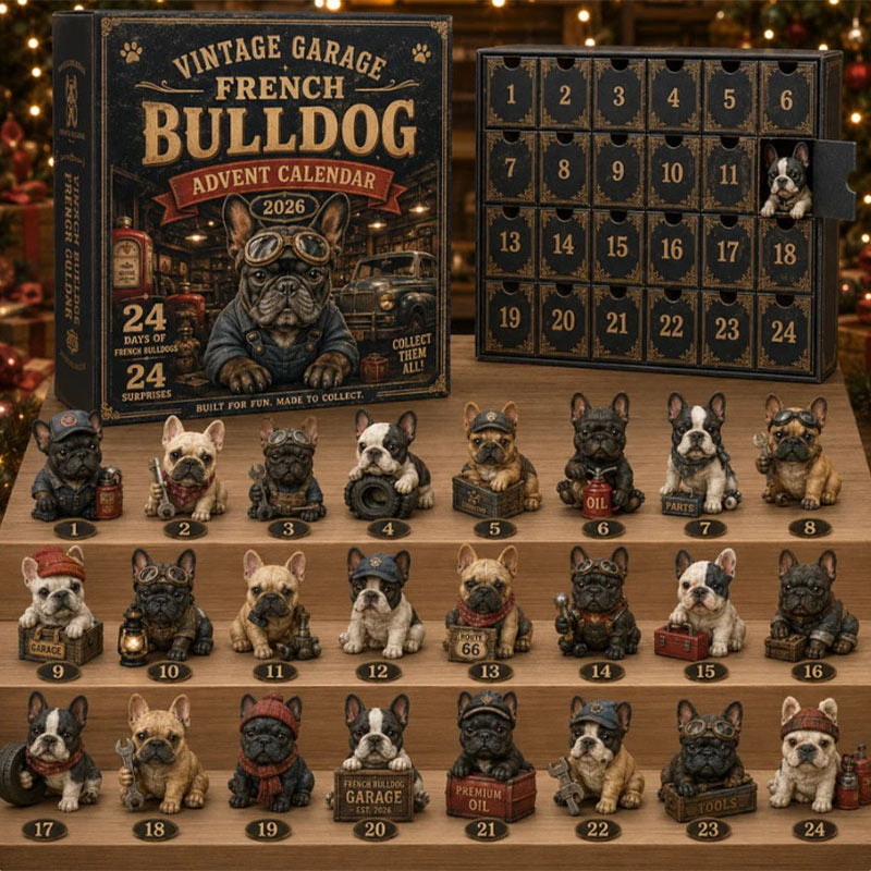 🎁24 Days Sport Dog Acrylic Ornament Advent Calendar