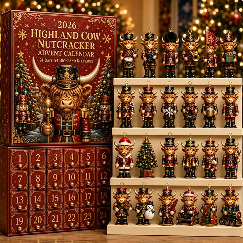 🎁24 Days Nutcracker Acrylic Ornament Advent Calendar