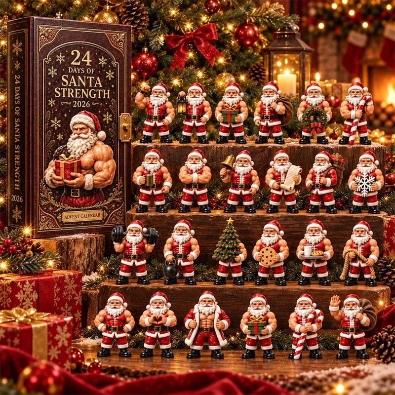 😍🎅24 Days Christmas Santa Acrylic Ornament Advent Calendar