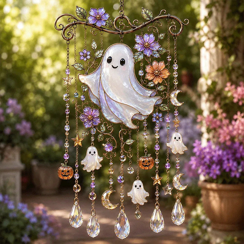 🔥LAST DAY 50% OFF - 👻Halloween Themed Haunted Glow Ghost Wind Chime