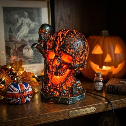 🎁Last Day 50% OFF🔥Vintage Lava Skull Lamp