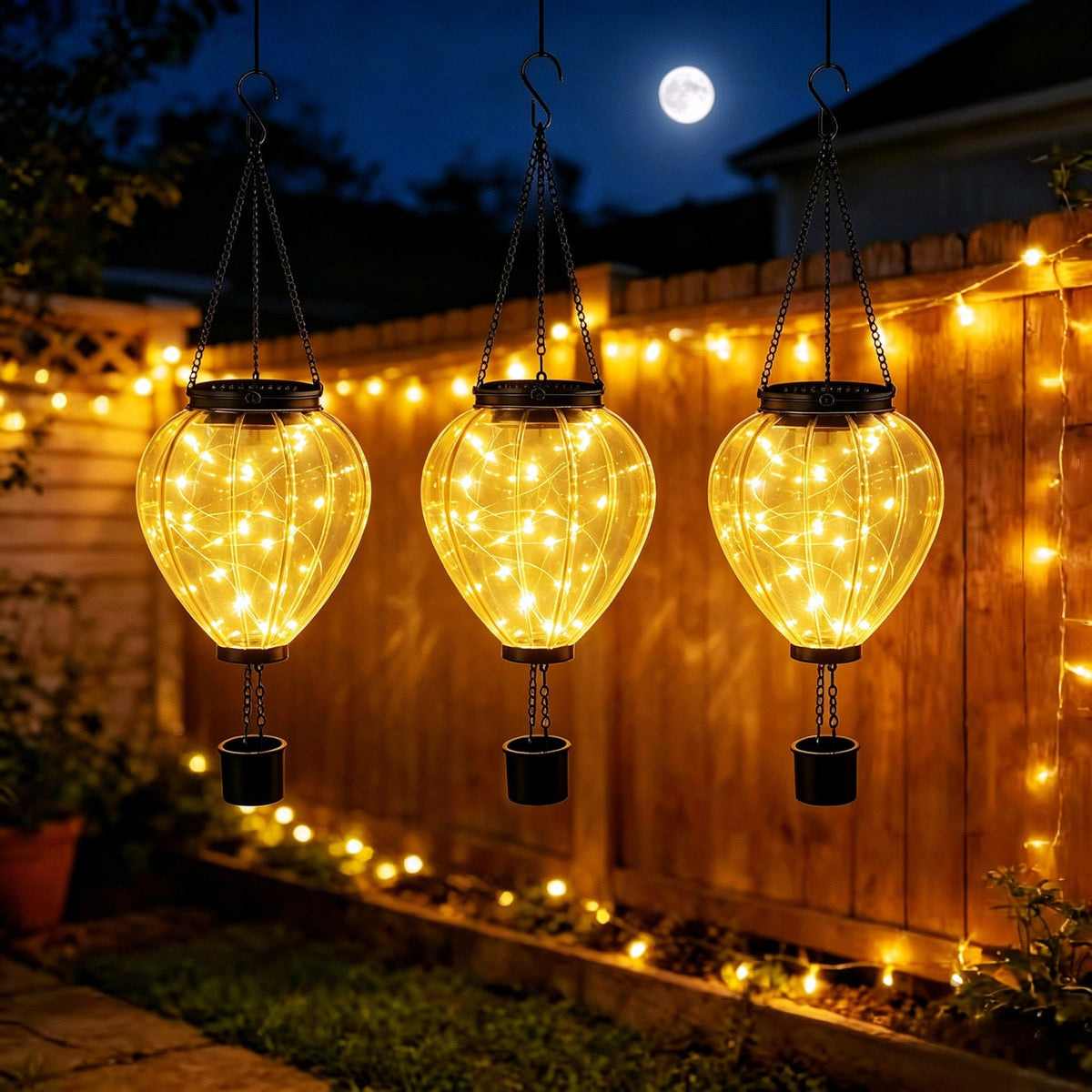 🎈Solar Hot Air Balloon Garden Lantern