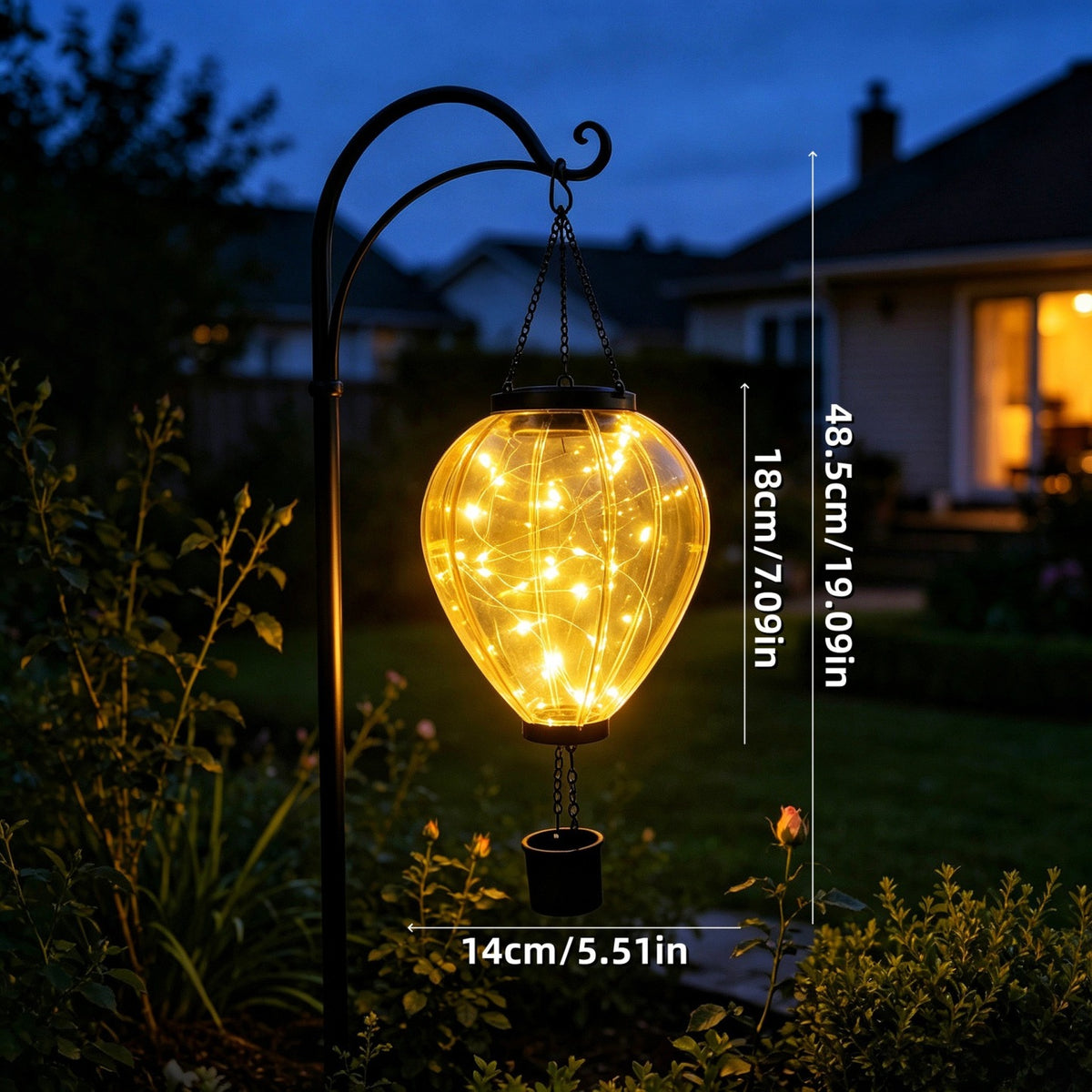 🎈Solar Hot Air Balloon Garden Lantern