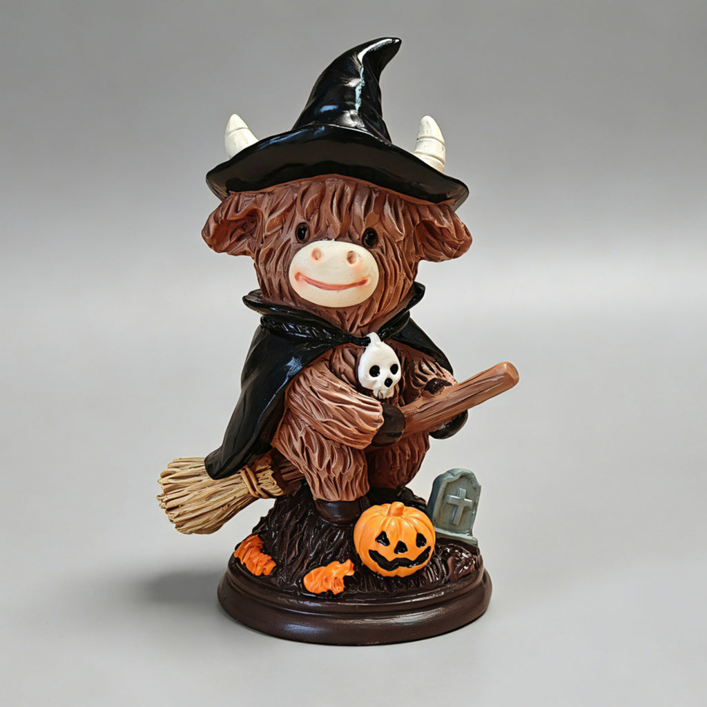 🎁Halloween Highland Cow Magic Ornament Decoration Gift